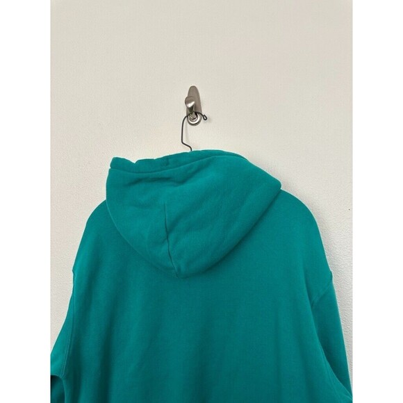 Keroppi Sanrio Pullover Hoodie Sweatshirt Fleece Turquoise Green Women's Medium - Picture 8 of 8